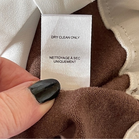 Truth Brown Preppy Sweater Cropped Layered‑Look Top Clueless Medium - Picture 8 of 8